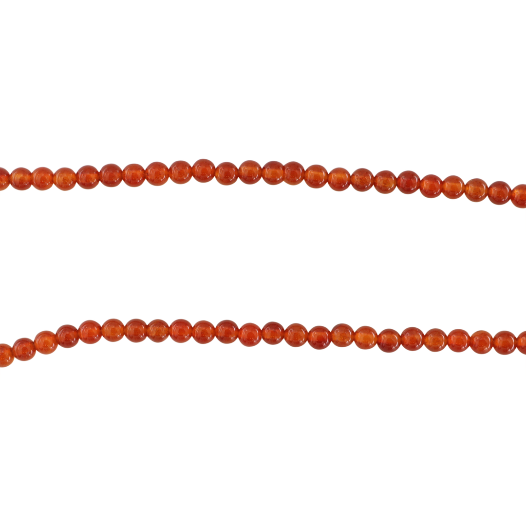 Find Smykkestensperler, string, abrikos jade, rund - 39cm, ca. 95 stk hos Beadhouse of Copenhagen i dag, med en altid hurtig levering!