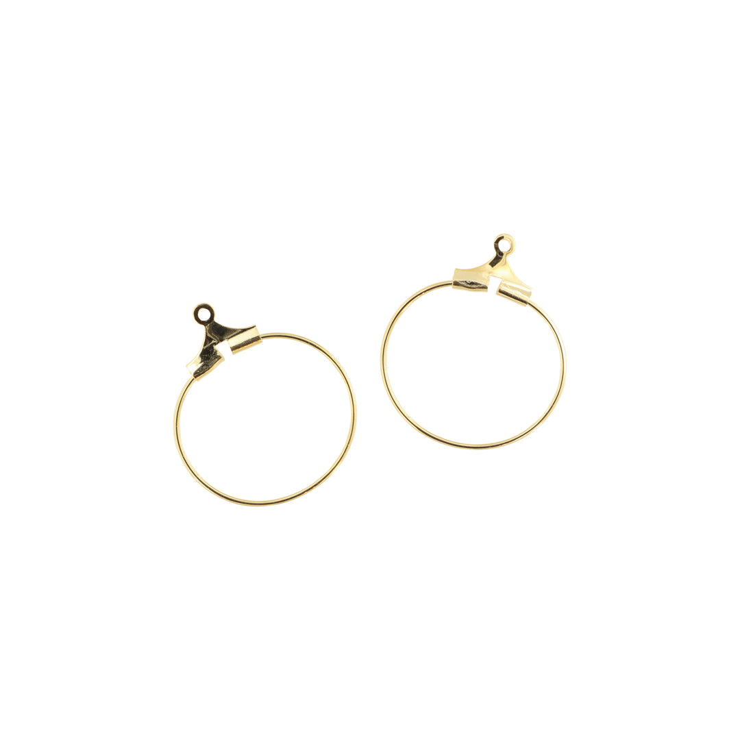 Find Monteringscreoler i forgyldt messing 20x0,8 mm, storkøb hos Beadhouse of Copenhagen i dag, med en altid hurtig levering!