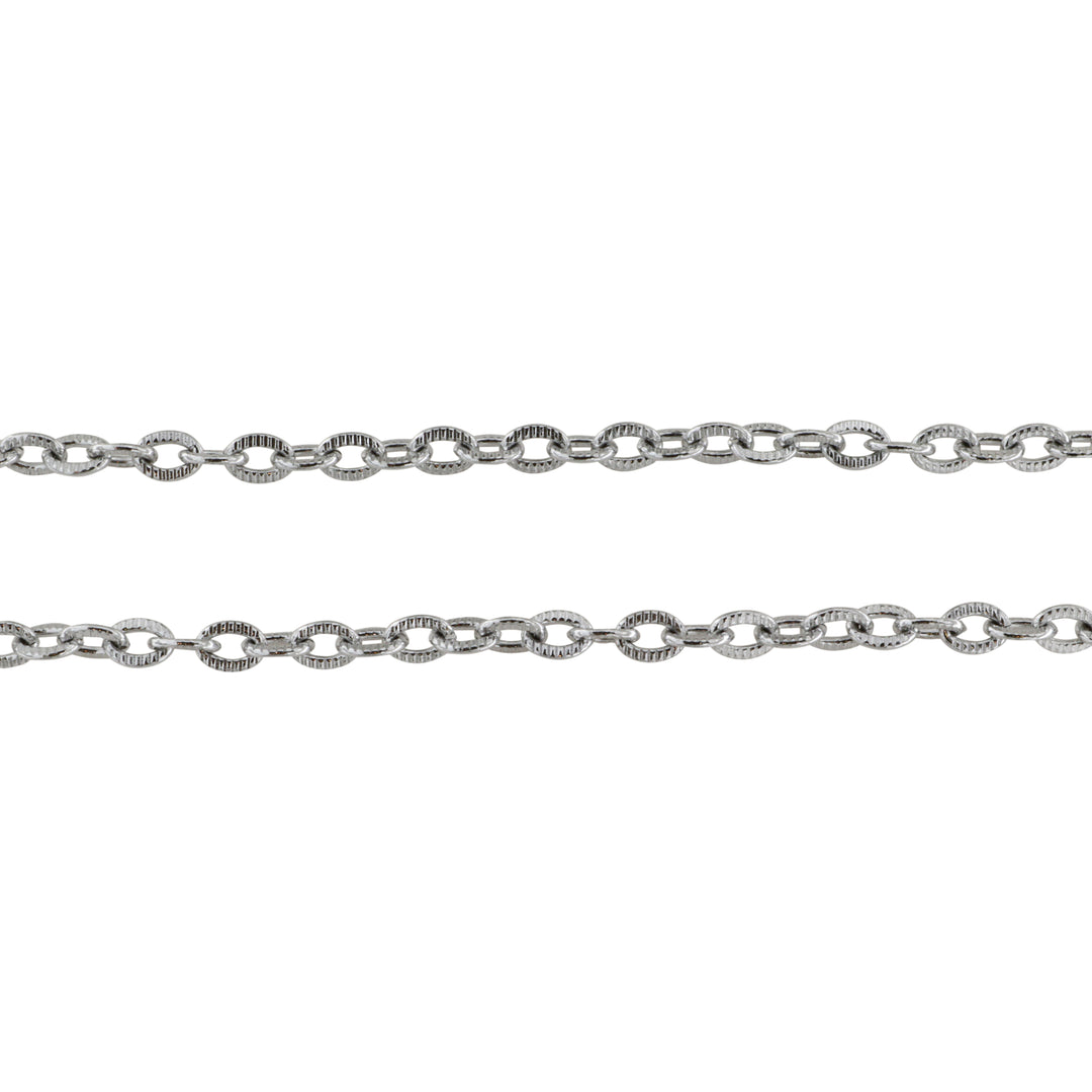 Find Meterkæde, rillet flad anker, forsølvet aluminium, 5,5 mm, 1-100m hos Beadhouse of Copenhagen i dag, med en altid hurtig levering!