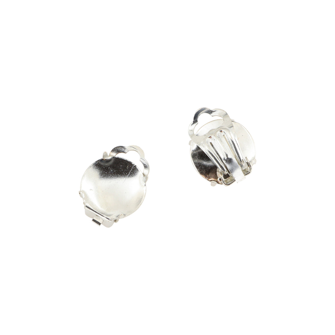Find Clipsøreringe til montering, forsølvet messing, 14 mm. 1-10par hos Beadhouse of Copenhagen i dag, med en altid hurtig levering!