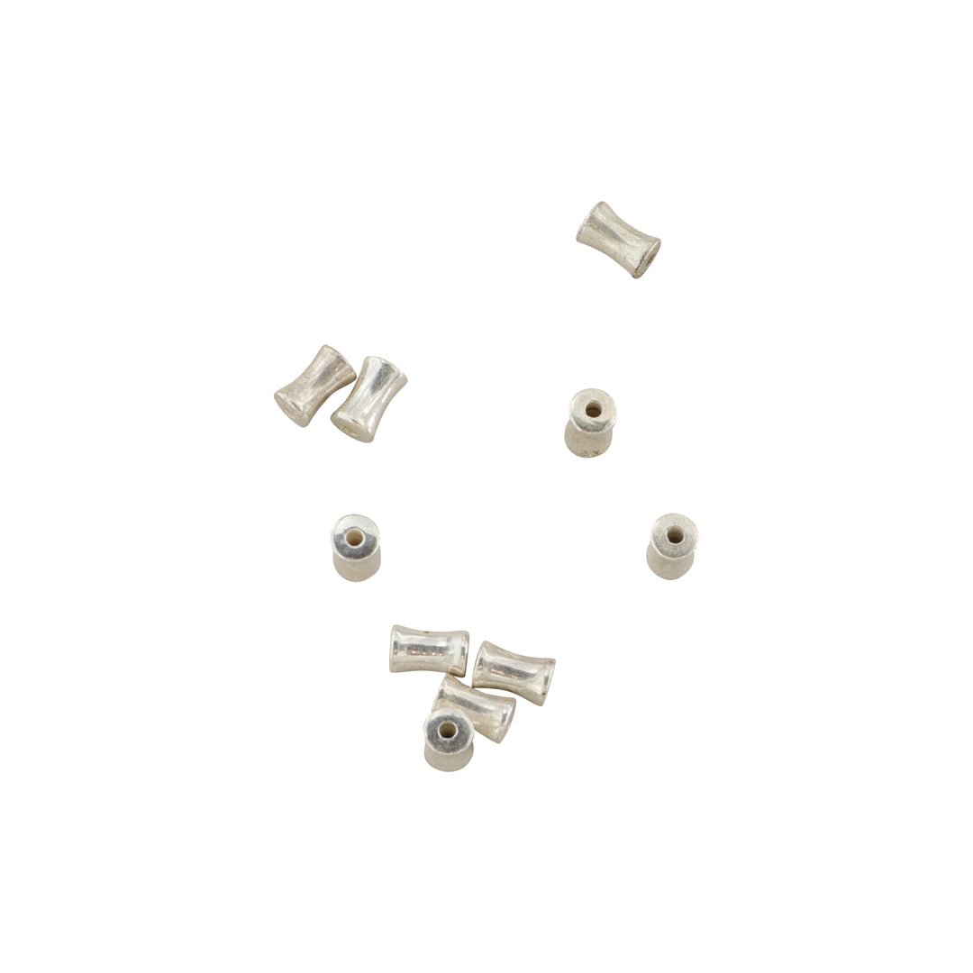 Find Metalperler, deformt rør, forsølvet messing, 6,5x4 mm. storkøb hos Beadhouse of Copenhagen i dag, med en altid hurtig levering!