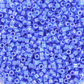 Find Blå glasperler, miyuki delica beads, opaque ab medium blue hos Beadhouse of Copenhagen i dag, med en altid hurtig levering!