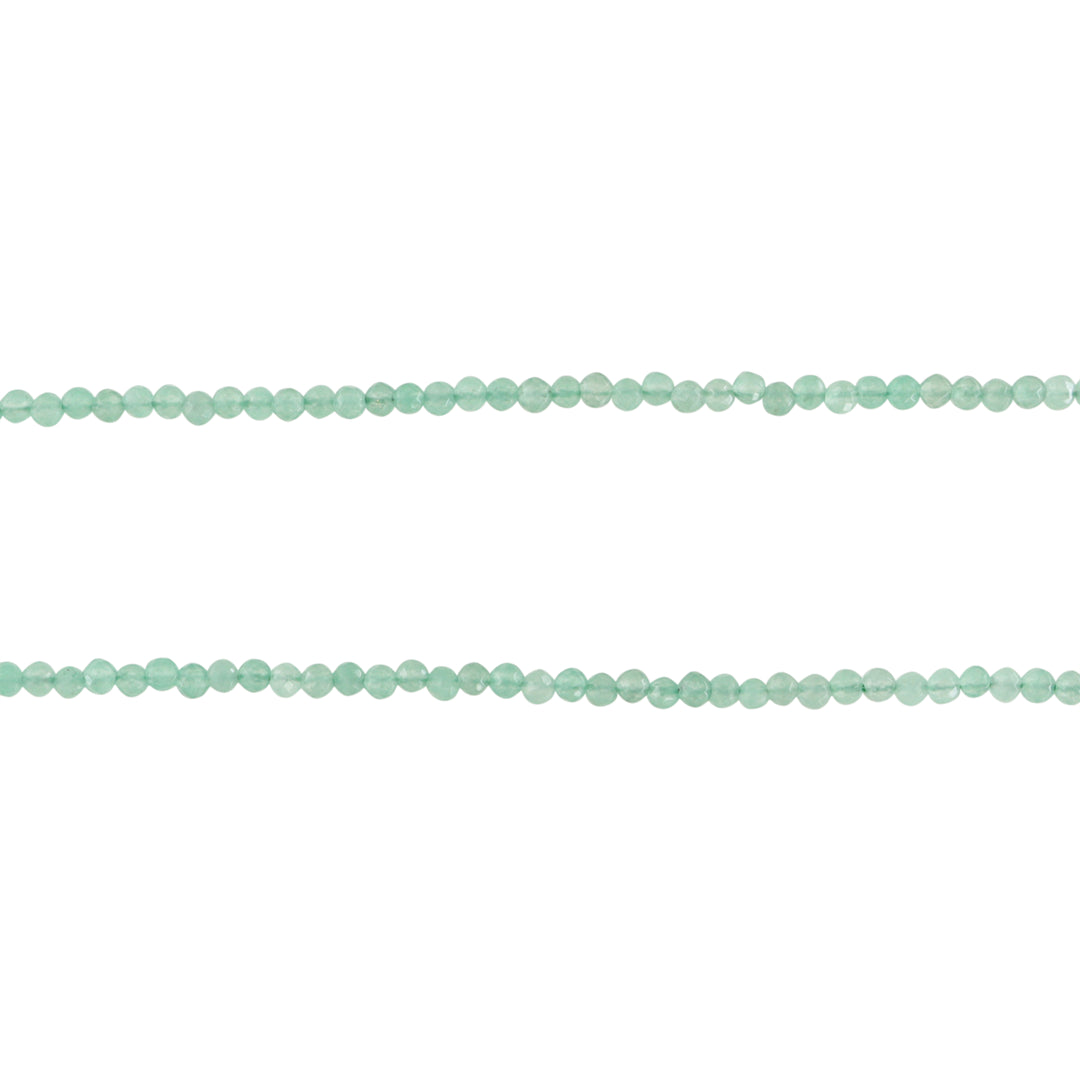 Find Smykkestensperler, string, grøn kvarts, rund facet - 36 cm, ca 140 stk hos Beadhouse of Copenhagen i dag, med en altid hurtig levering!