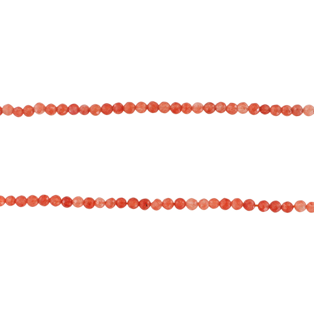 Find Smykkestensperler, string, karneol, rund facet - 37cm, ca. 110 stk hos Beadhouse of Copenhagen i dag, med en altid hurtig levering!