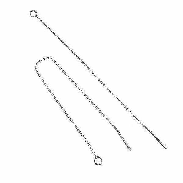 Find Øreringe, ørekæder ankerkæde, rhodineret sterlingsølv, 80mm hos Beadhouse of Copenhagen i dag, med en altid hurtig levering!