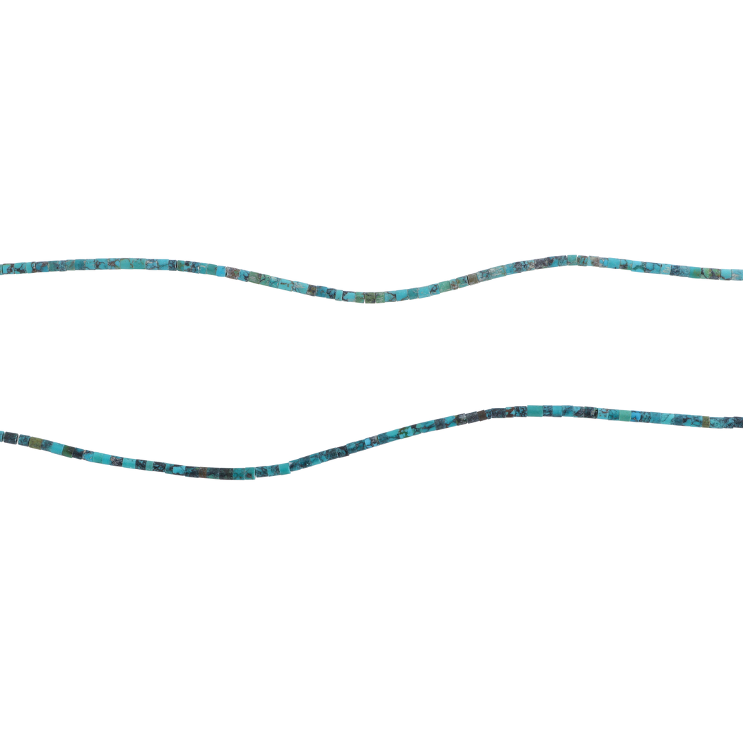 Find Smykkestensperler, string, turkis rørperler mat, 41 cm/1,5 x 2 mm, storkøb hos Beadhouse of Copenhagen i dag, med en altid hurtig levering!