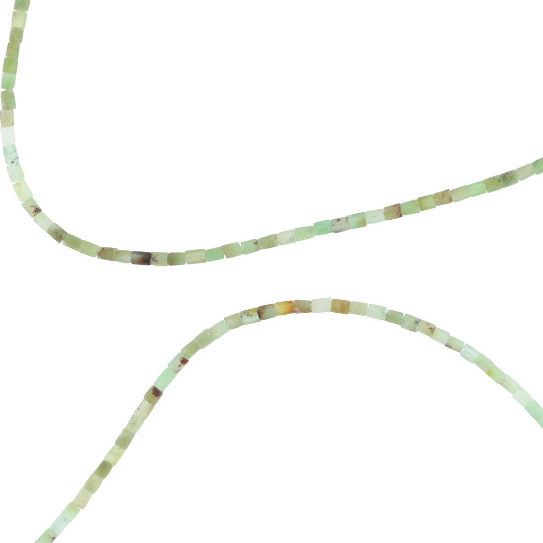 Find Smykkestensperler, string, chrysopras rørperler mat, 39 cm/3 x 3-3,5 mm hos Beadhouse of Copenhagen i dag, med en altid hurtig levering!