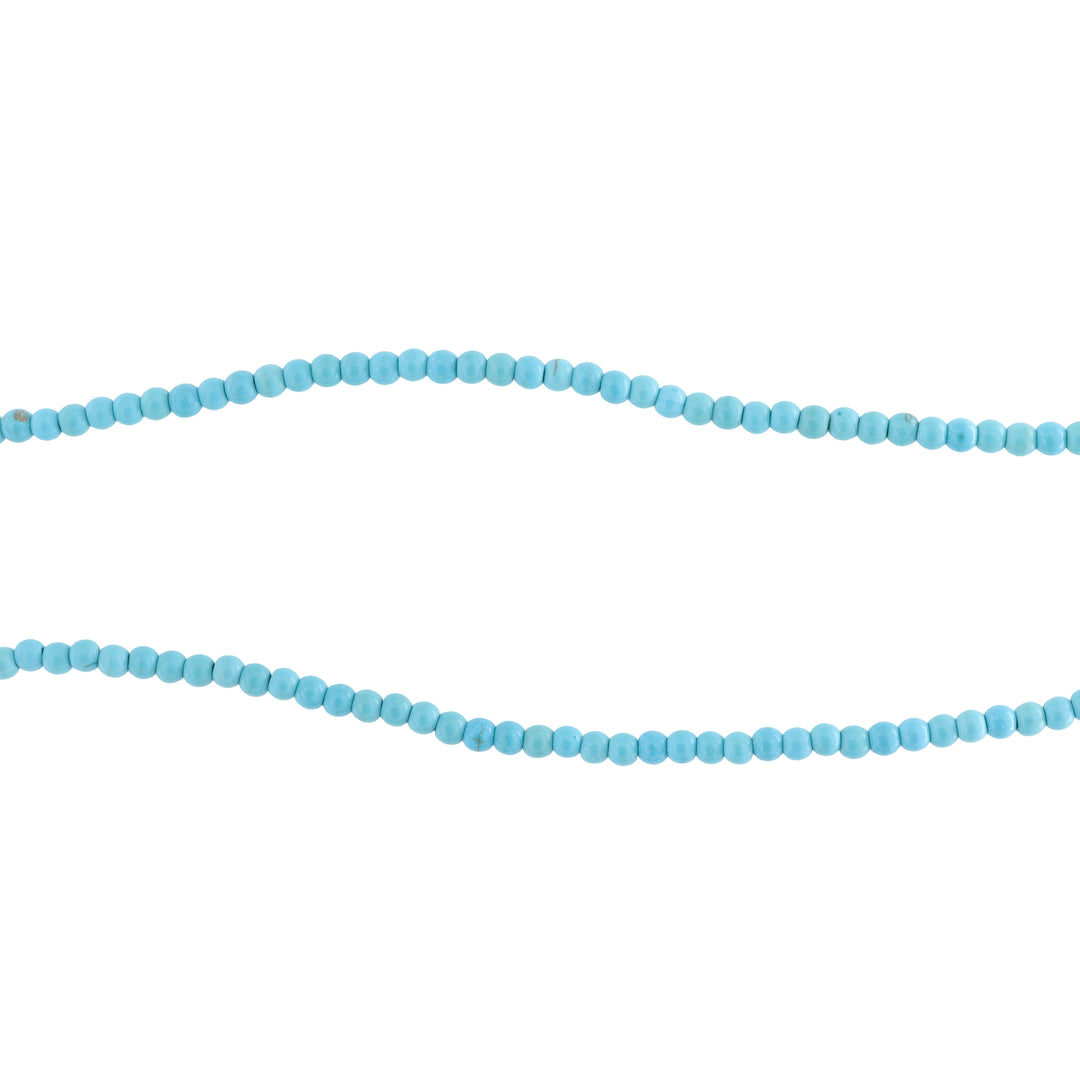 Find Smykkestensperler, string, howlit indfarvet, rund, 39 cm/4 mm, storkøb hos Beadhouse of Copenhagen i dag, med en altid hurtig levering!