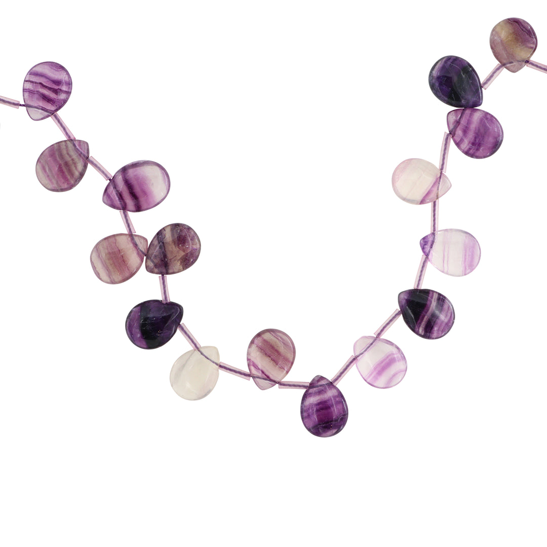 Find Smykkestensperler, string, båndametyst dråbe, 43 cm/12 x 15 mm, hos Beadhouse of Copenhagen i dag, med en altid hurtig levering!