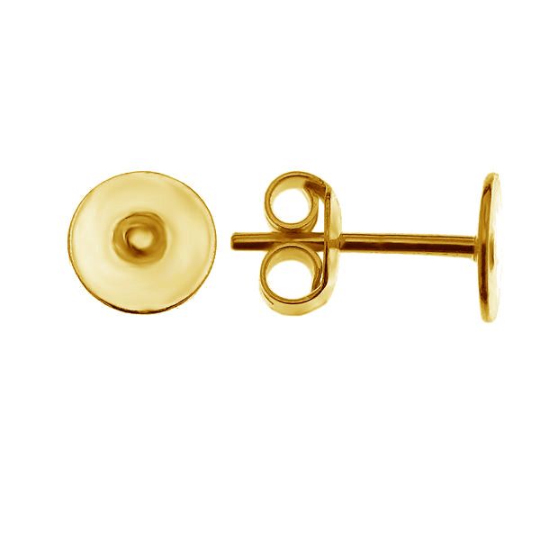 Find Ørestik i forgyldt sterlingsølv plade 6 mm hos Beadhouse of Copenhagen i dag, med en altid hurtig levering!