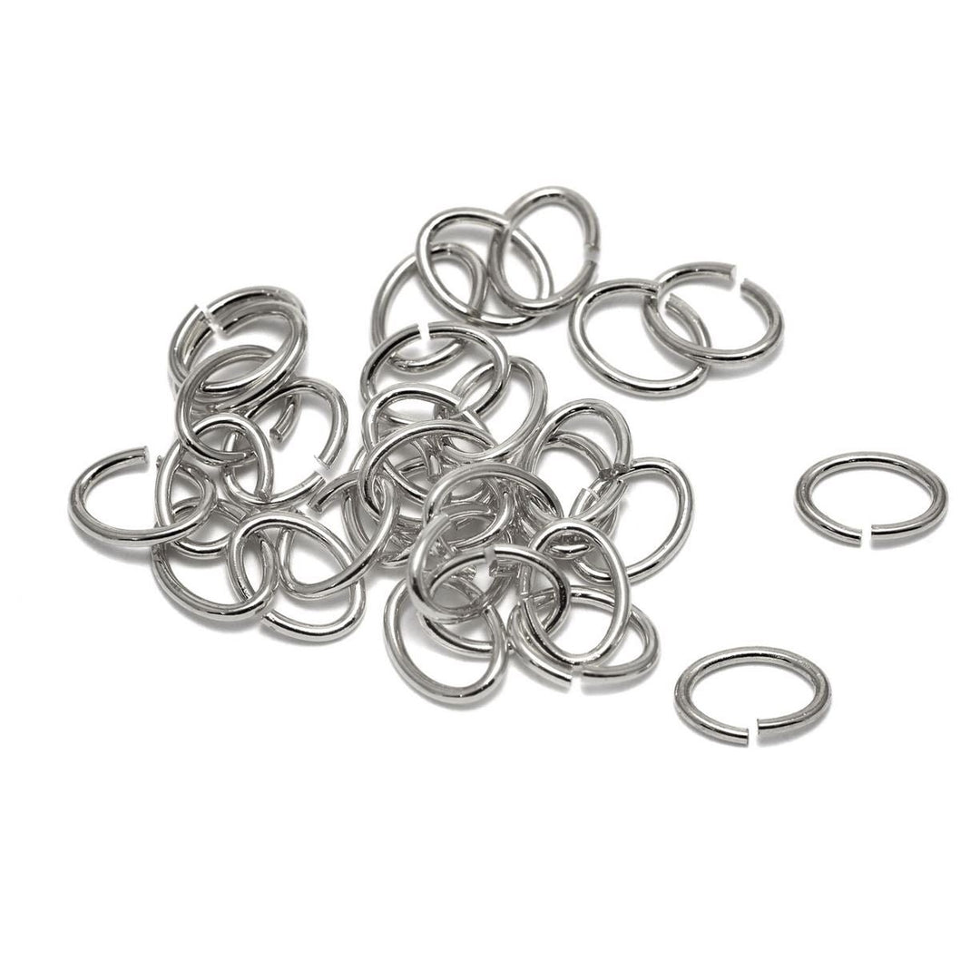 Find Øskner, ovale åbne messing forsølvet, 6 x 4,55 x 1,0 mm hos Beadhouse of Copenhagen i dag, med en altid hurtig levering!