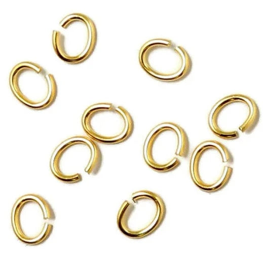 Find Øskner, åbne ovale, forgyldt messing, 7,0 x 5,0 x 1,2 mm. 10 stk. hos Beadhouse of Copenhagen i dag, med en altid hurtig levering!