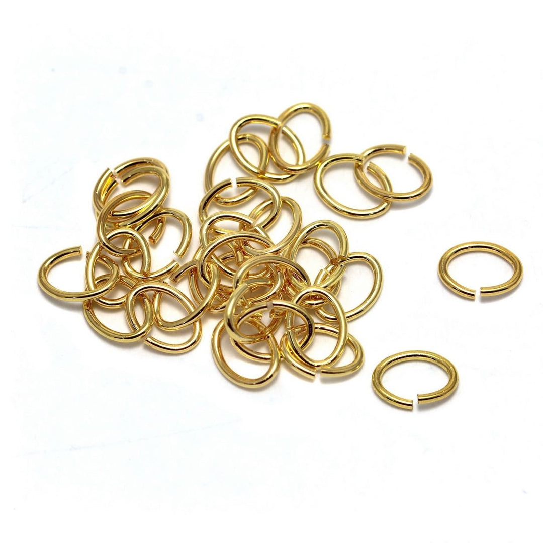 Find Øskner, ovale åbne messing forgyldt, 7 x 5 x 1,0 mm hos Beadhouse of Copenhagen i dag, med en altid hurtig levering!