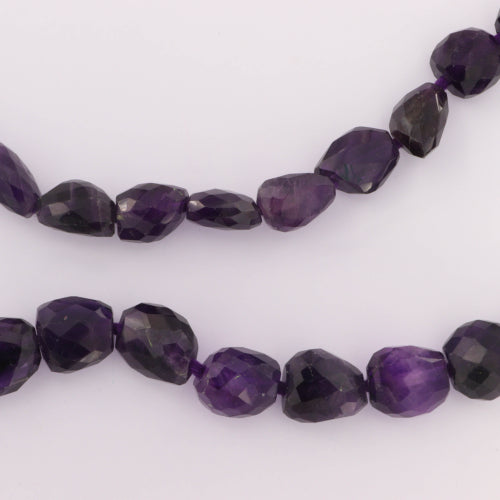 Find Smykkestensperler, string, ametyst mørk nugget facetteret, 15 x 13 mm hos Beadhouse of Copenhagen i dag, med en altid hurtig levering!