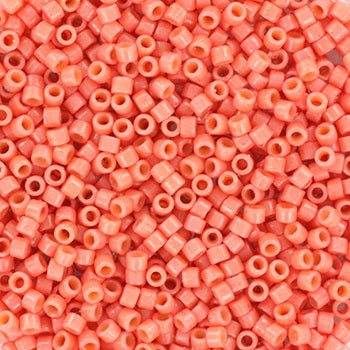 Find Orange glasperler, miyuki delica beads, duracoat opaque dyed light watermelon hos Beadhouse of Copenhagen i dag, med en altid hurtig levering!