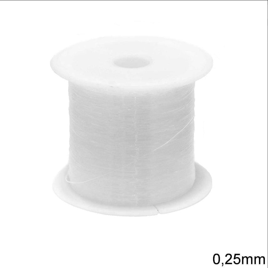 Find Fiskesnøre, transparent 0,25 mm, nylon, 300 m hos Beadhouse of Copenhagen i dag, med en altid hurtig levering!