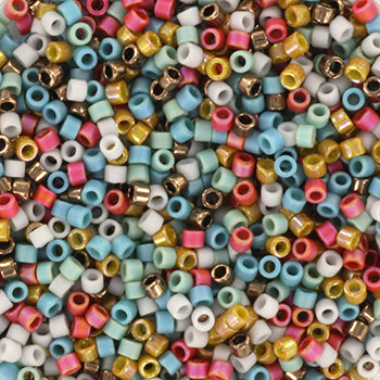 Find Blandede glasperler, miyuki delica beads, frosted fall leaves hos Beadhouse of Copenhagen i dag, med en altid hurtig levering!