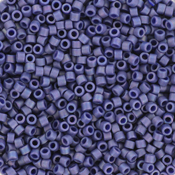 Find Blå glasperler, miyuki delica beads, frosted rainbow navy blue hos Beadhouse of Copenhagen i dag, med en altid hurtig levering!