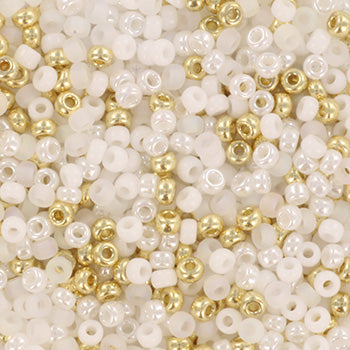 Find Blandede glasperler, miyuki rocailles seed beads, bridal mix hos Beadhouse of Copenhagen i dag, med en altid hurtig levering!