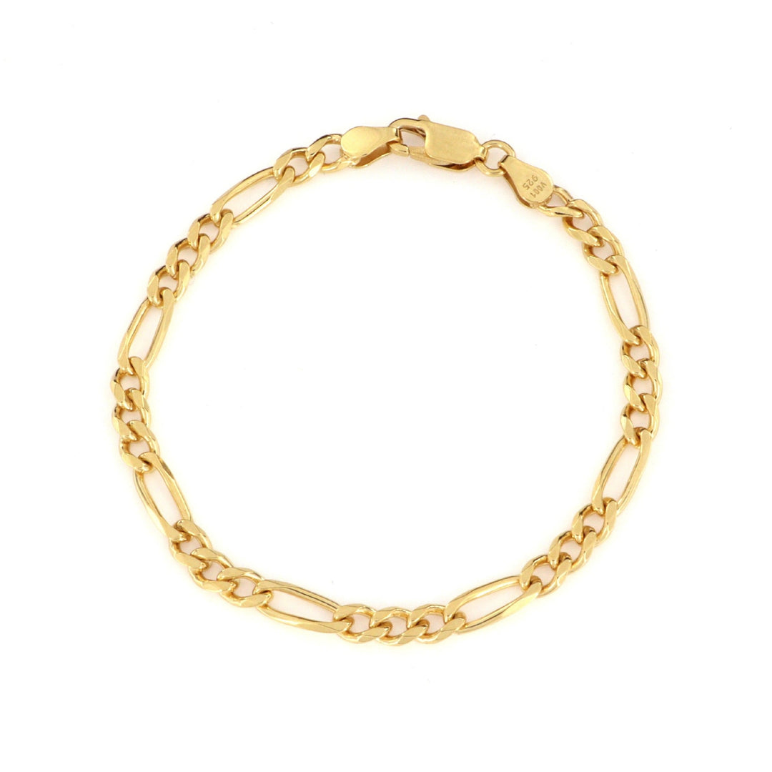 Find Armbånd, figaro kæde, forgyldt sterlingsølv, 16-19 cm/4,2 mm hos Beadhouse of Copenhagen i dag, med en altid hurtig levering!
