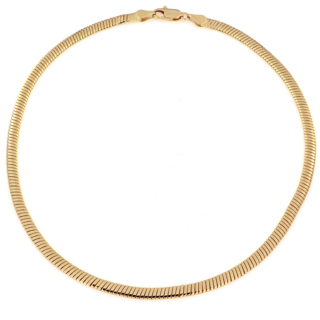 Find Halskæde, snake kæde, forgyldt messing, 40 cm/4,6 mm hos Beadhouse of Copenhagen i dag, med en altid hurtig levering!