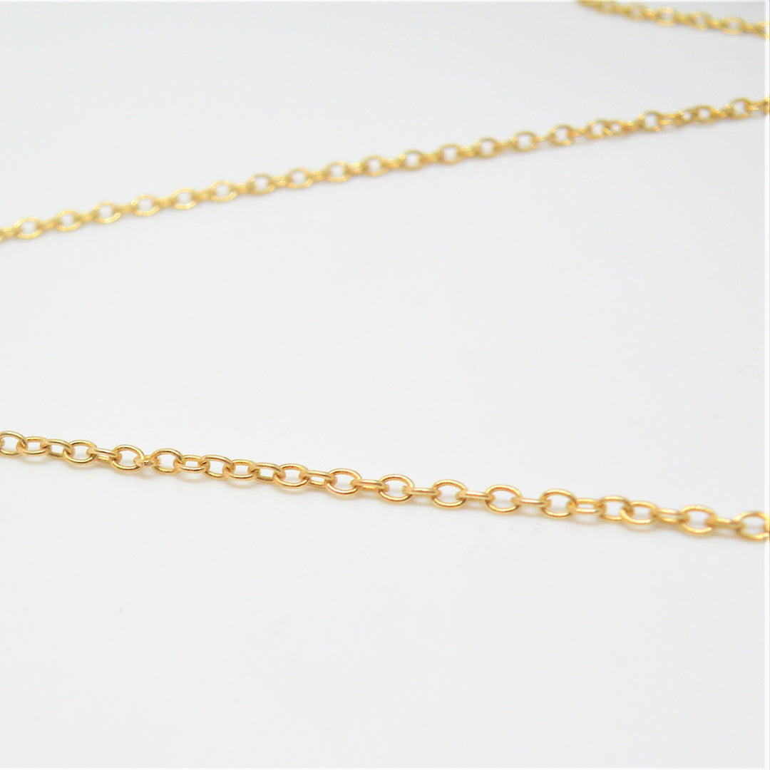 Find Meterkæde, rund anker kæde, doublé, 1,45 mm x 20 cm hos Beadhouse of Copenhagen i dag, med en altid hurtig levering!