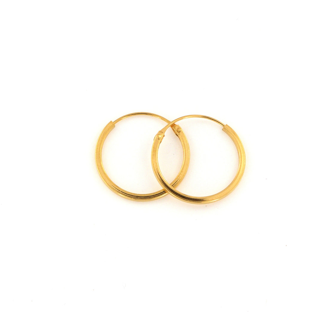 Find Øreringe, hoops firkantet, forgyldt sterlingsølv, 16 x 1,2 mm hos Beadhouse of Copenhagen i dag, med en altid hurtig levering!