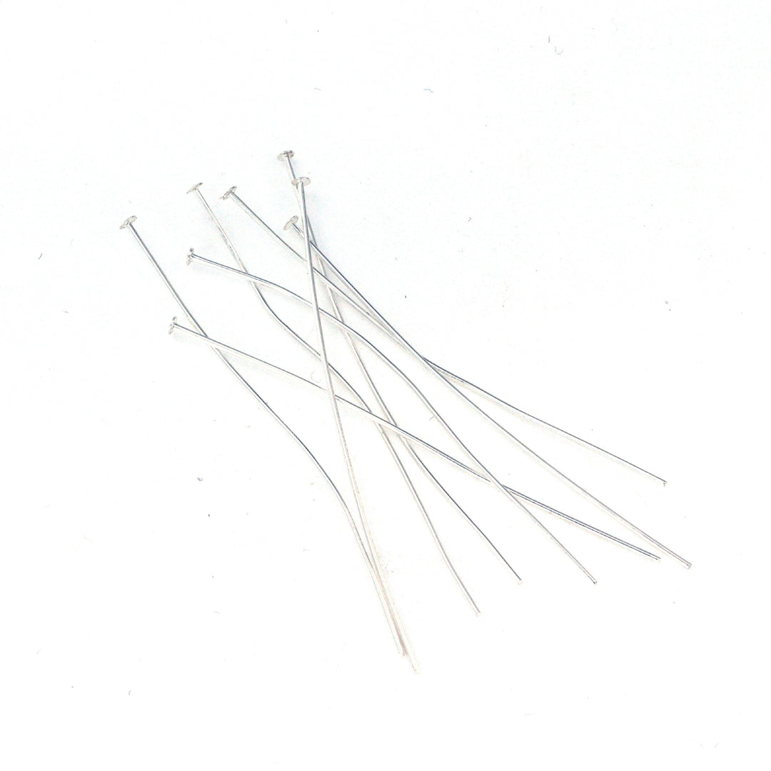 Find Perlestav i forsølvet messing med flad top. 50x0,6mm. storkøb hos Beadhouse of Copenhagen i dag, med en altid hurtig levering!