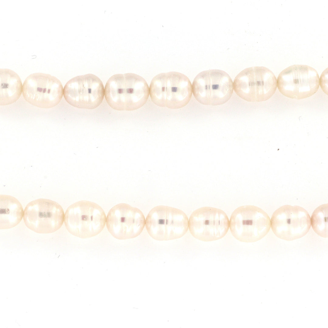 Find Ferskvandsperler, string, hvid rice, 40 cm/9 x 10 mm, storkøb hos Beadhouse of Copenhagen i dag, med en altid hurtig levering!