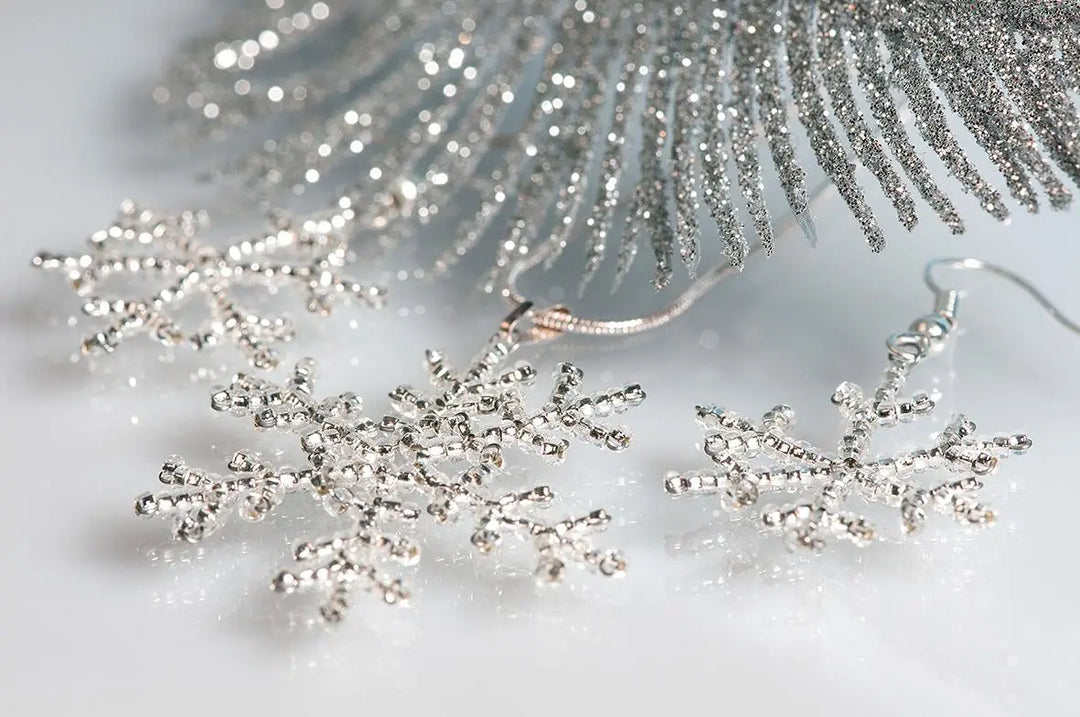 DIY Snefnug af små glasperler - Beadhouse of Copenhagen