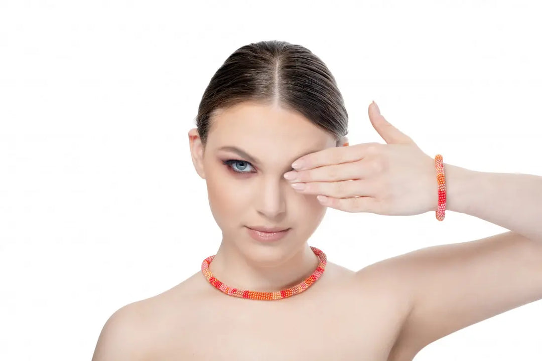 DIY Smykkesæt af små glasperler