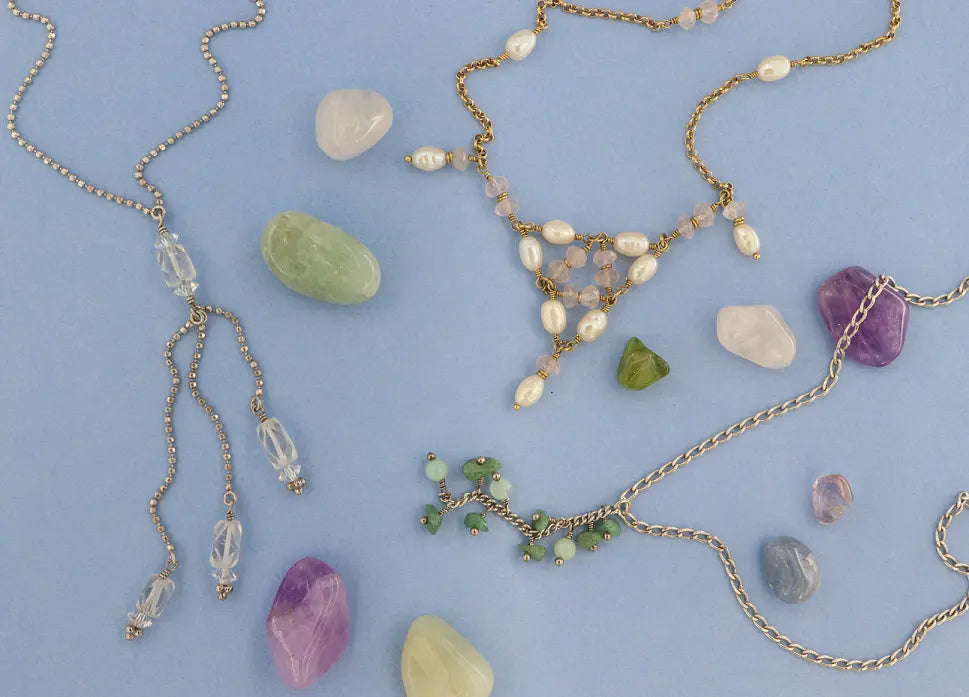 DIY smykker - Y-halskæde - Beadhouse of Copenhagen