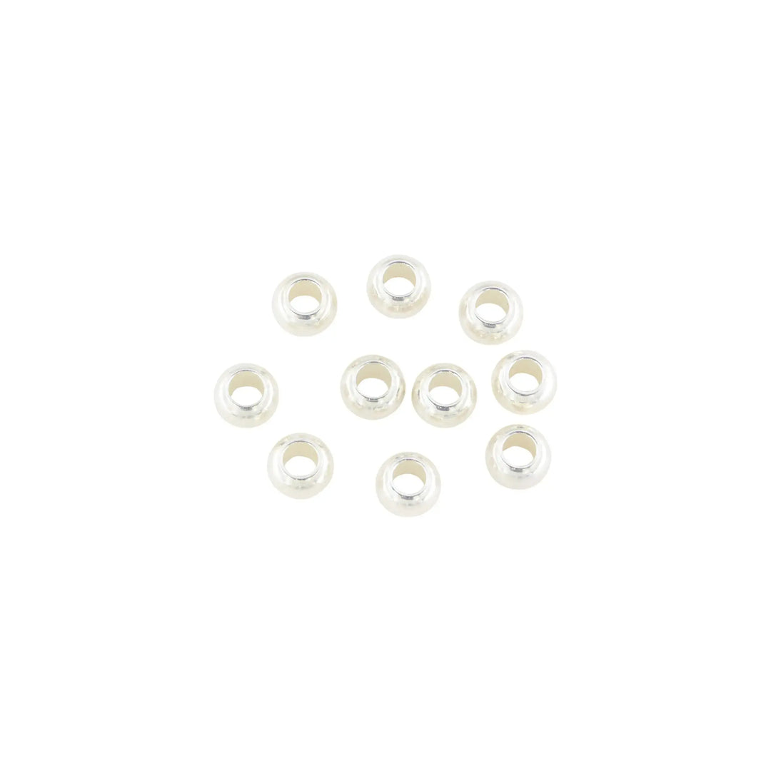 Metalperler Forsølvet