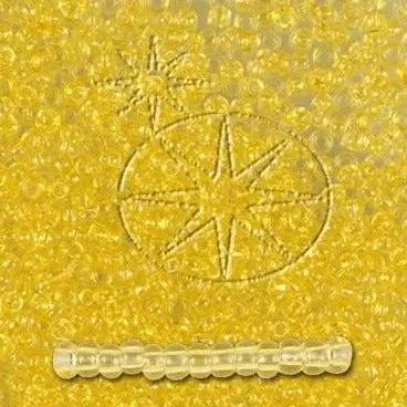 Gule glasperler, preciosa, yellow 2 dyed crystal, storkøb Preciosa