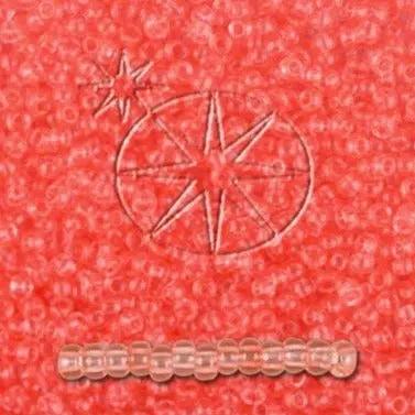 Lyserøde glasperler lys, preciosa, red 2 dyed crystal, storkøb Preciosa