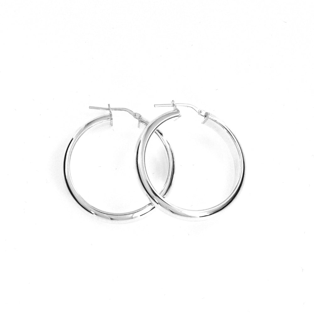 Find Øreringe, chunky hoops, sterlingsølv, 35 x 6 mm hos Beadhouse of Copenhagen i dag, med en altid hurtig levering!