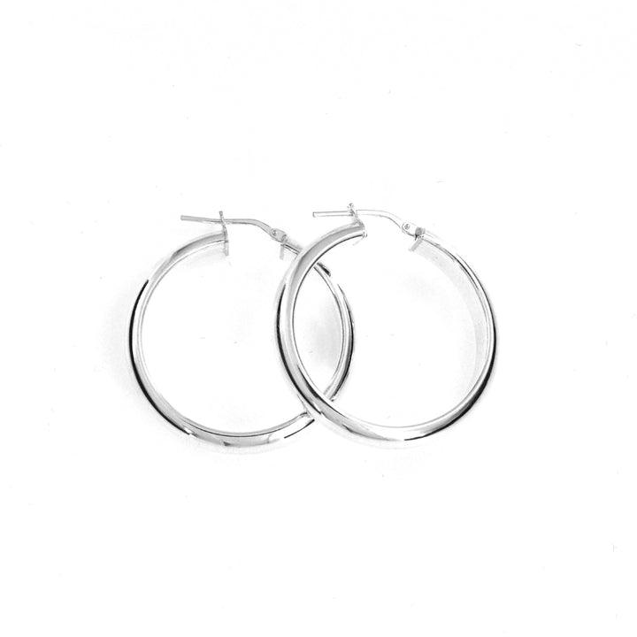 Find Øreringe, chunky hoops, sterlingsølv, 35 x 6 mm hos Beadhouse of Copenhagen i dag, med en altid hurtig levering!