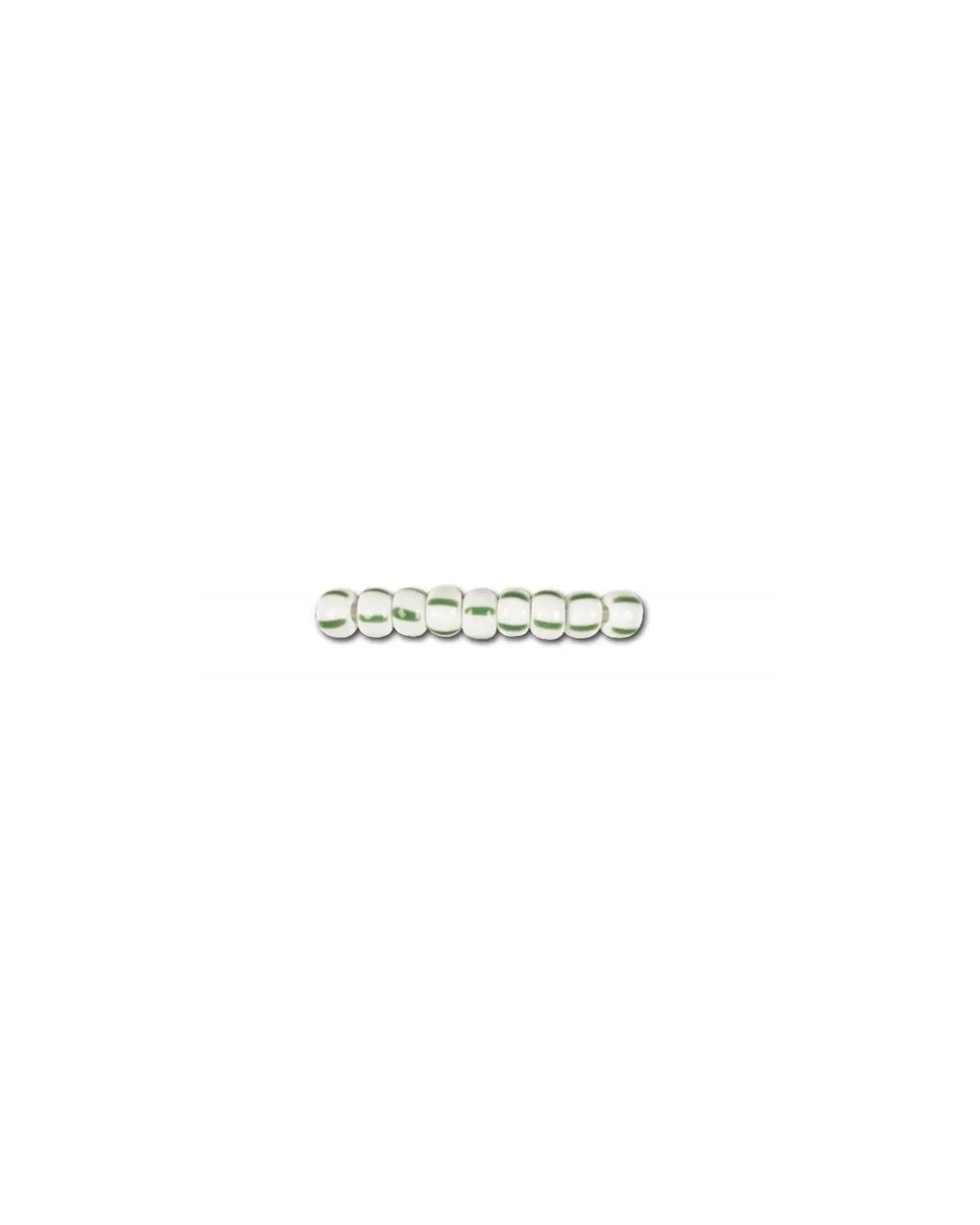 Finden Sie gestreifte Glasperlen, Preciosa, weiß/4 grüne Streifen in unserer großen Auswahl Preciosa Seed Beads bei Beadhouse von Kopenhagen heute. Denken Sie daran, dass der Versand ab 400 DKK kostenlos ist