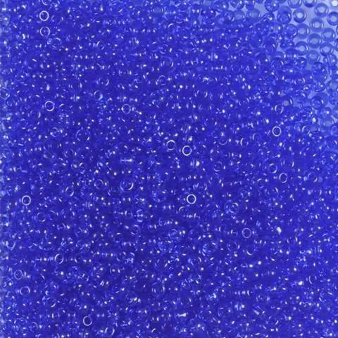 Blå glasperler, preciosa, natural transparent dark sapphire, storkøb Preciosa