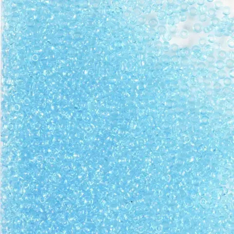 Blaue Glasperlen, Preciosa, natürliches transparentes helles Aquamarin, Großeinkauf 