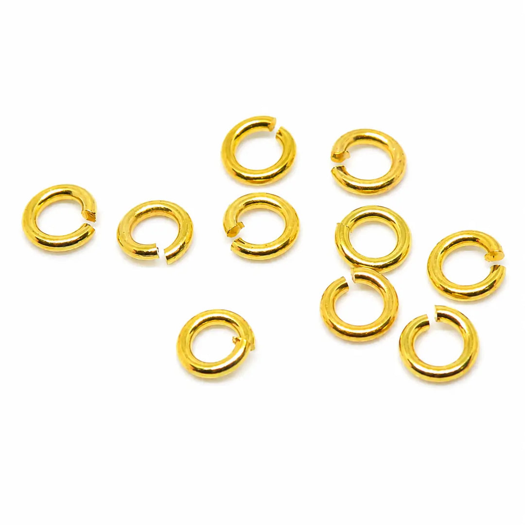 Eskner, offen, Messing vergoldet, 5x0,8 mm
