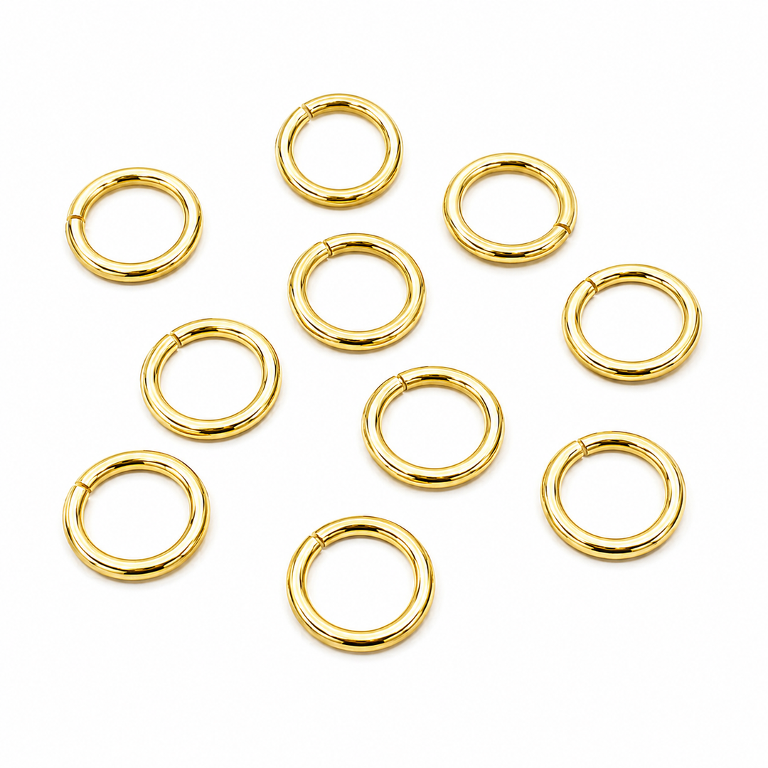 Finden Sie Øskner, offene runde Oskner, vergoldetes Messing, 0,9/5 mm, 10 Stück. unter unserer großen Auswahl an Schmuckteilen unter Beadhouse von Kopenhagen heute. Denken Sie daran, dass der Versand ab 400 DKK kostenlos ist