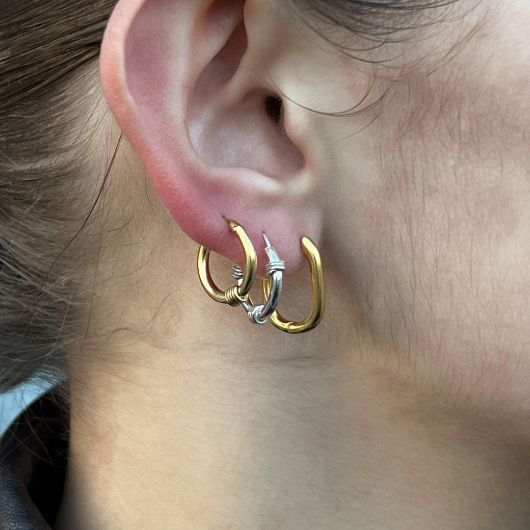 Find Øreringe, hoops, forgyldt messing, 18x14x2,4 mm hos Beadhouse of Copenhagen i dag, med en altid hurtig levering!