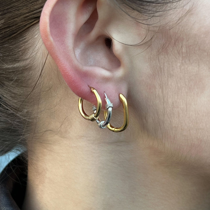 Find Øreringe, hoops, forgyldt messing, 18x14x2,4 mm hos Beadhouse of Copenhagen i dag, med en altid hurtig levering!