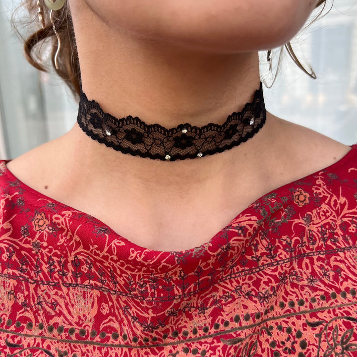 Find Halskæde, choker m. blonde, simii og oxideret messing, 35-42cm hos Beadhouse of Copenhagen i dag, med en altid hurtig levering!