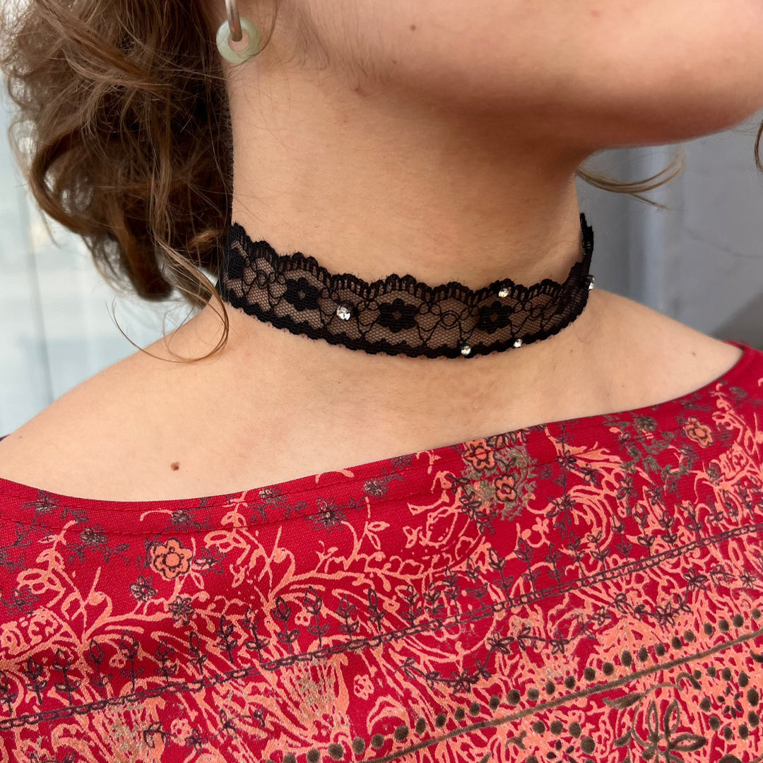 Find Halskæde, choker m. blonde, simii og oxideret messing, 35-42cm hos Beadhouse of Copenhagen i dag, med en altid hurtig levering!
