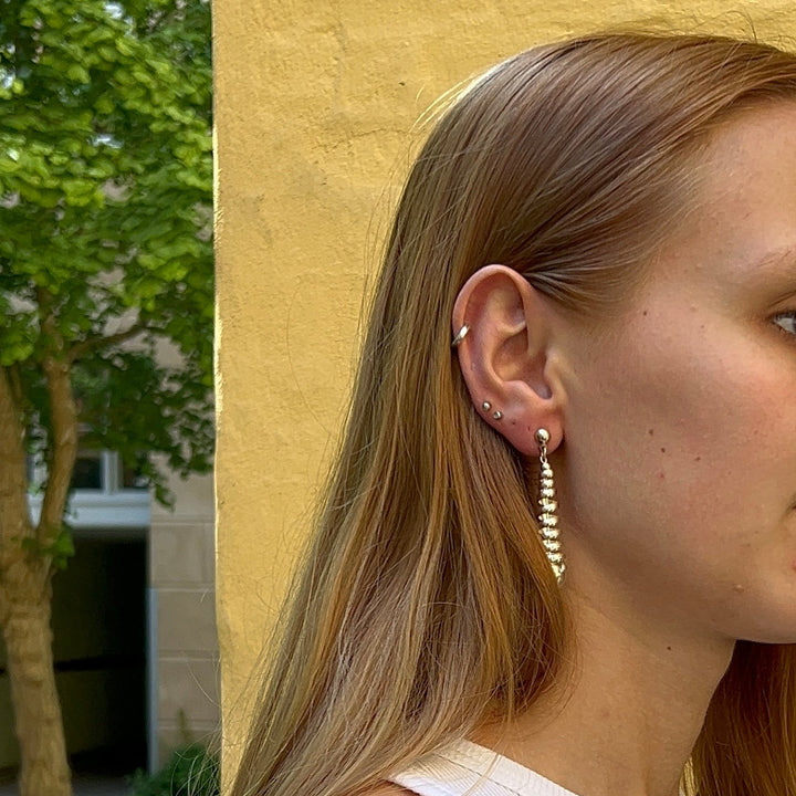 Finden Sie Ohrringe, Ohrstecker konisch spiralförmig, versilbertes und vergoldetes Messing in unserer großen Auswahl an Ohrringen bei Beadhouse von Kopenhagen heute. Denken Sie daran, dass der Versand ab 400 DKK kostenlos ist
