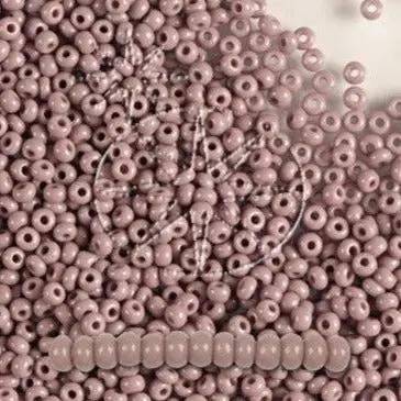 Lilla glasperler, preciosa, natural opaque violet, storkøb Preciosa