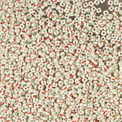 Finden Sie gestreifte Glasperlen, Preciosa, weiß/rot/grün gestreift in unserer großen Auswahl Preciosa Seed Beads bei Beadhouse von Kopenhagen heute. Denken Sie daran, dass der Versand ab 400 DKK kostenlos ist