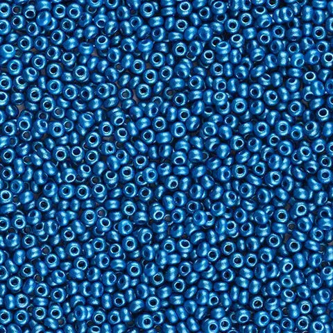 Blaue Glasperlen, Preciosa, Permaluxblau, Großeinkauf 